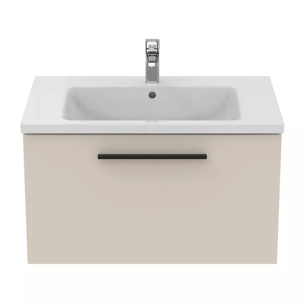 Dulap baza suspendat Ideal Standard i.life B bej nisipiu mat 1 sertar 80 cm [6]