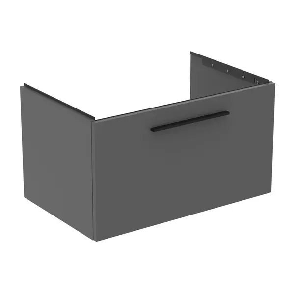 Dulap baza suspendat Ideal Standard i.life B gri quartz mat 1 sertar 80 cm [2]