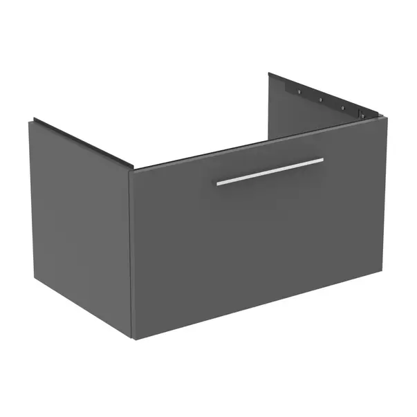 Dulap baza suspendat Ideal Standard i.life B gri quartz mat 1 sertar 80 cm [9]