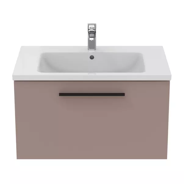 Dulap baza suspendat Ideal Standard i.life B gri - bej mat 1 sertar 80 cm [4]