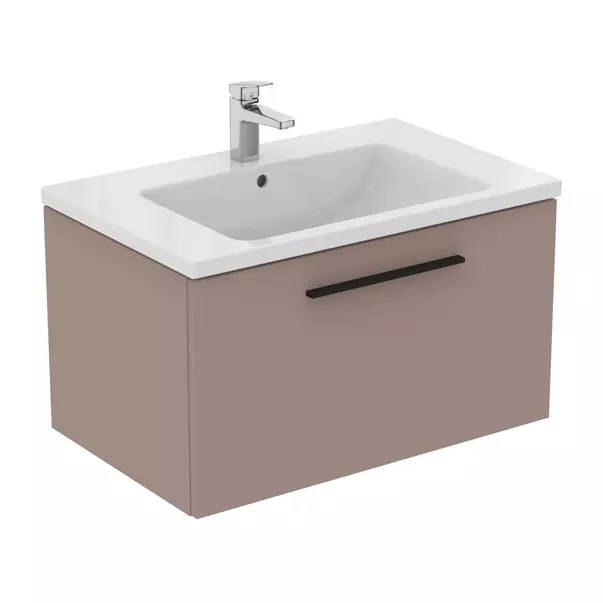 Dulap baza suspendat Ideal Standard i.life B gri - bej mat 1 sertar 80 cm [6]