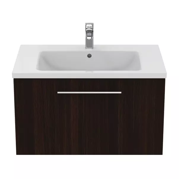 Dulap baza suspendat Ideal Standard i.life B finisaj stejar cafeniu 1 sertar 80 cm [2]