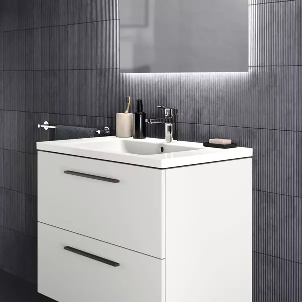 Dulap baza suspendat Ideal Standard i.life B alb mat 2 sertare 80 cm [3]