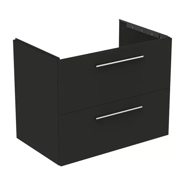 Dulap baza suspendat Ideal Standard i.life B gri carbon mat 2 sertare 80 cm [6]
