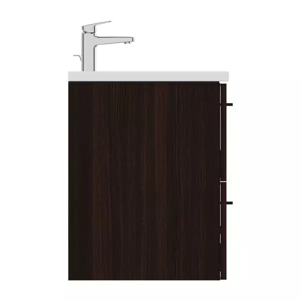Dulap baza suspendat Ideal Standard i.life B finisaj stejar cafeniu 2 sertare 80 cm [10]