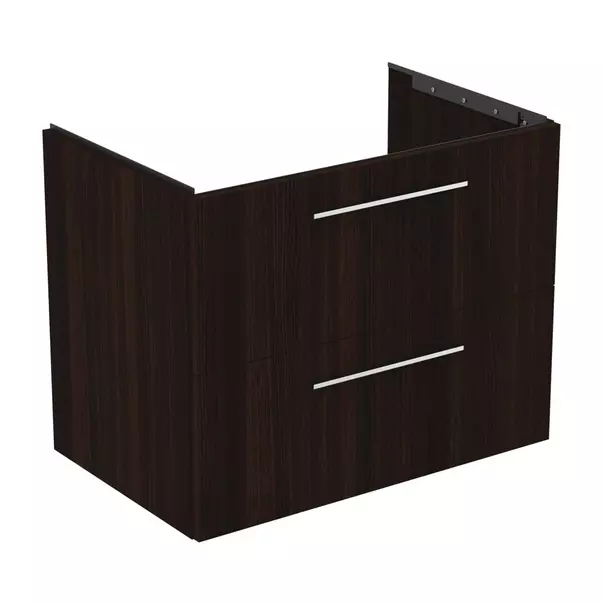 Dulap baza suspendat Ideal Standard i.life B finisaj stejar cafeniu 2 sertare 80 cm [5]