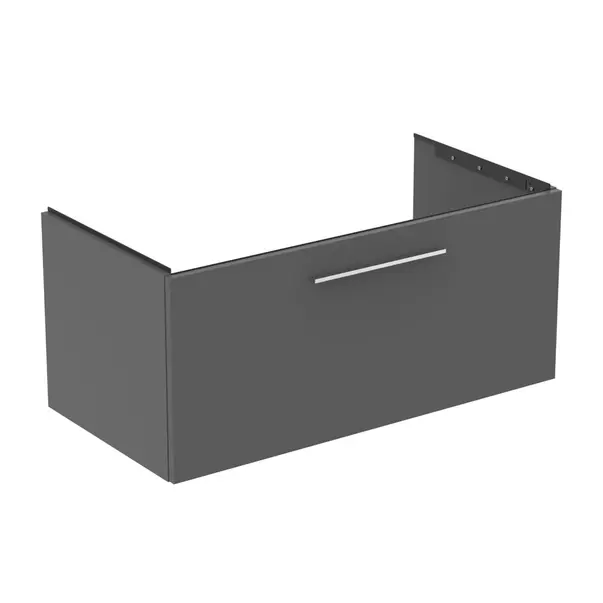 Dulap baza suspendat Ideal Standard i.life B gri quartz mat 1 sertar 100 cm [6]