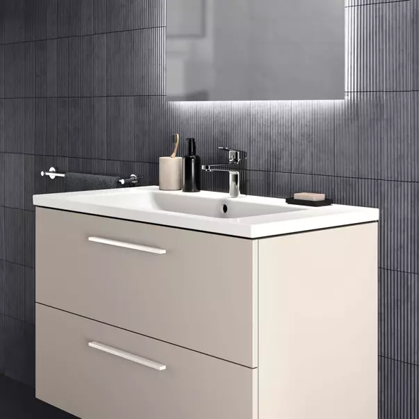  Dulapuri baie - Dulap baza suspendat Ideal Standard i.life B bej nisipiu mat 2 sertare 100 cm