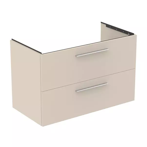 Dulap baza suspendat Ideal Standard i.life B bej nisipiu mat 2 sertare 100 cm [5]