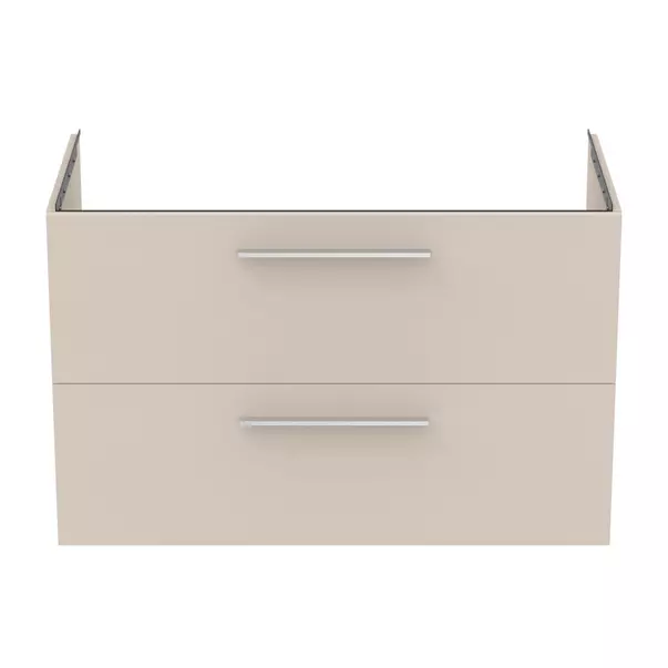 Dulap baza suspendat Ideal Standard i.life B bej nisipiu mat 2 sertare 100 cm [7]