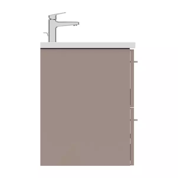 Dulap baza suspendat Ideal Standard i.life B gri - bej mat 2 sertare 100 cm [10]