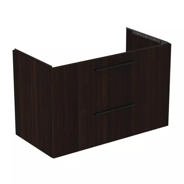 Dulap baza suspendat Ideal Standard i.life B finisaj stejar cafeniu 2 sertare 100 cm [2]