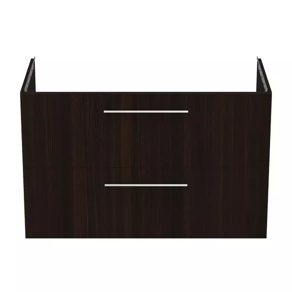 Dulap baza suspendat Ideal Standard i.life B finisaj stejar cafeniu 2 sertare 100 cm [5]