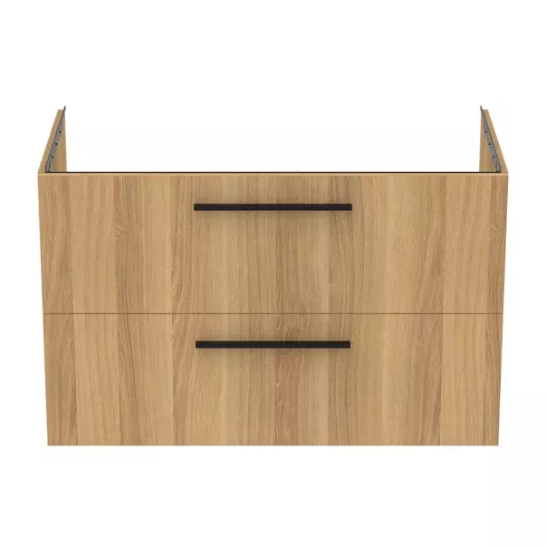 Dulap baza suspendat Ideal Standard i.life B finisaj stejar natural 2 sertare 100 cm [5]