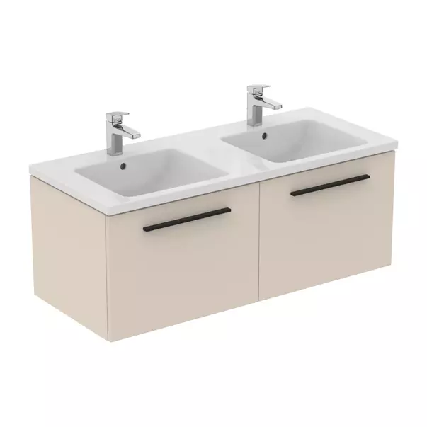 Dulap baza suspendat Ideal Standard i.life B bej nisipiu mat 2 sertare 120 cm [6]