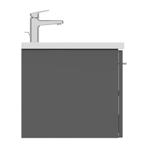 Dulap baza suspendat Ideal Standard i.life B gri quartz mat 2 sertare 120 cm [10]