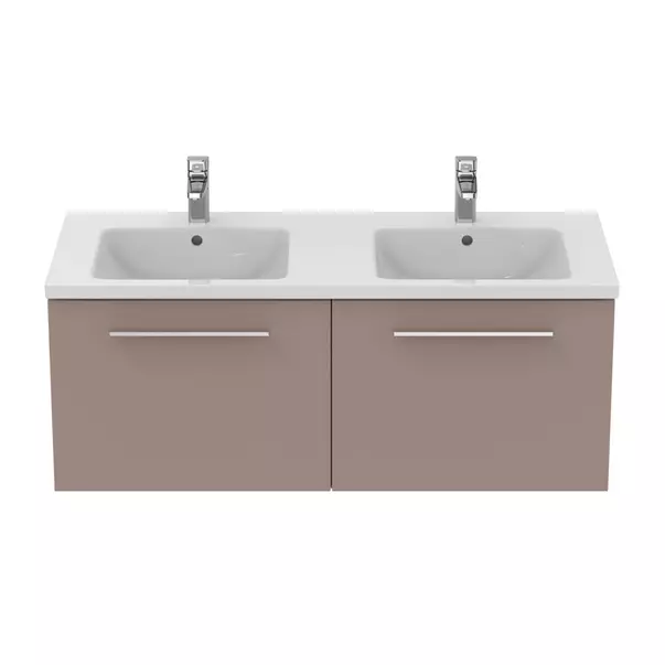 Dulap baza suspendat Ideal Standard i.life B gri - bej mat 2 sertare 120 cm [5]