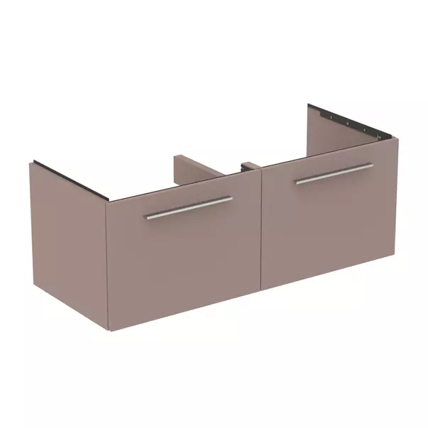 Dulap baza suspendat Ideal Standard i.life B gri - bej mat 2 sertare 120 cm [6]