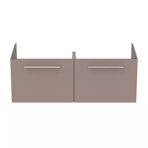 Dulap baza suspendat Ideal Standard i.life B gri - bej mat 2 sertare 120 cm [8]