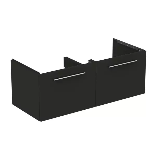 Dulap baza suspendat Ideal Standard i.life B gri carbon mat 2 sertare 120 cm [6]