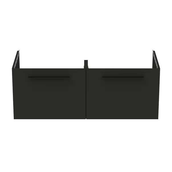 Dulap baza suspendat Ideal Standard i.life B gri carbon mat 2 sertare 120 cm [8]