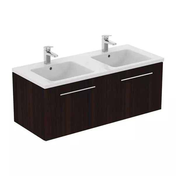 Dulap baza suspendat Ideal Standard i.life B finisaj stejar cafeniu 2 sertare 120 cm [5]