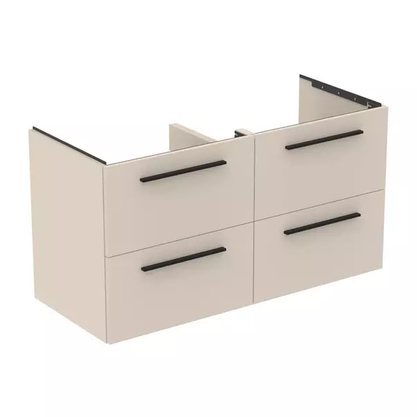  Dulapuri baie - Dulap baza suspendat Ideal Standard i.life B bej nisipiu mat 4 sertare 120 cm