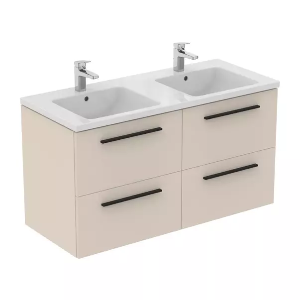Dulap baza suspendat Ideal Standard i.life B bej nisipiu mat 4 sertare 120 cm [4]