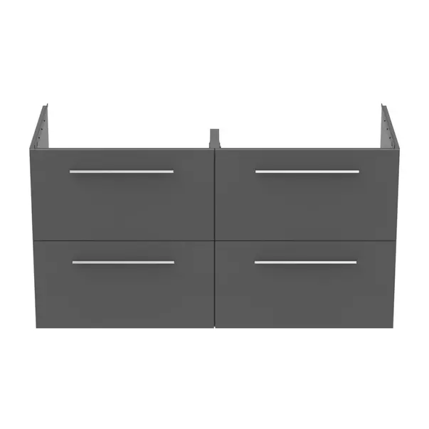 Dulap baza suspendat Ideal Standard i.life B gri quartz mat 4 sertare 120 cm [5]