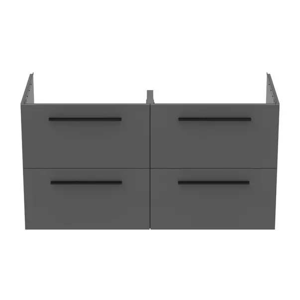 Dulap baza suspendat Ideal Standard i.life B gri quartz mat 4 sertare 120 cm [6]