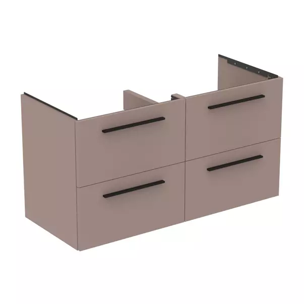  Dulapuri baie - Dulap baza suspendat Ideal Standard i.life B gri - bej mat 4 sertare 120 cm