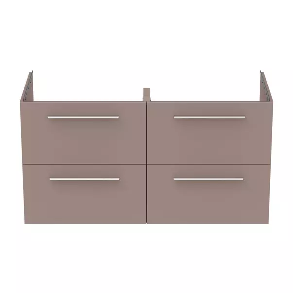 Dulap baza suspendat Ideal Standard i.life B gri - bej mat 4 sertare 120 cm [4]