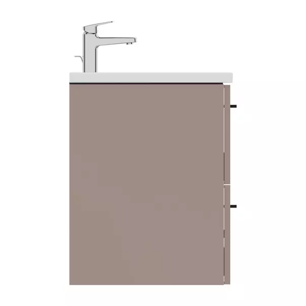 Dulap baza suspendat Ideal Standard i.life B gri - bej mat 4 sertare 120 cm [7]