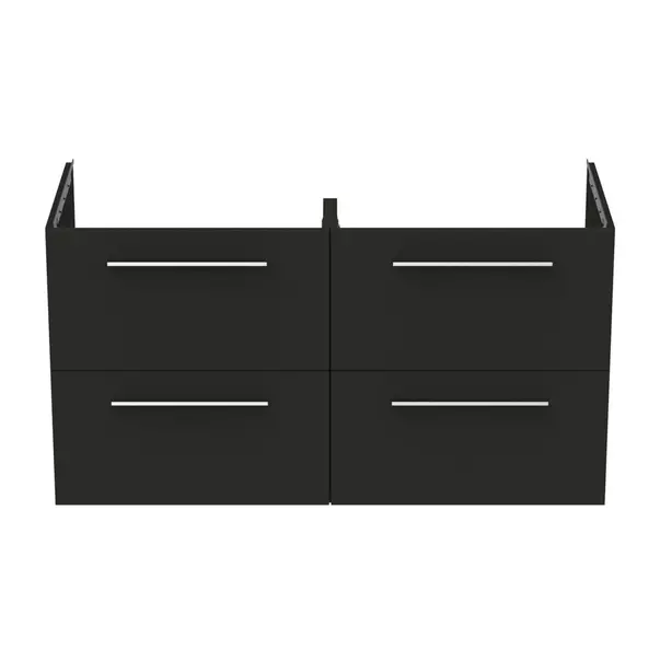 Dulap baza suspendat Ideal Standard i.life B gri carbon mat 4 sertare 120 cm [4]