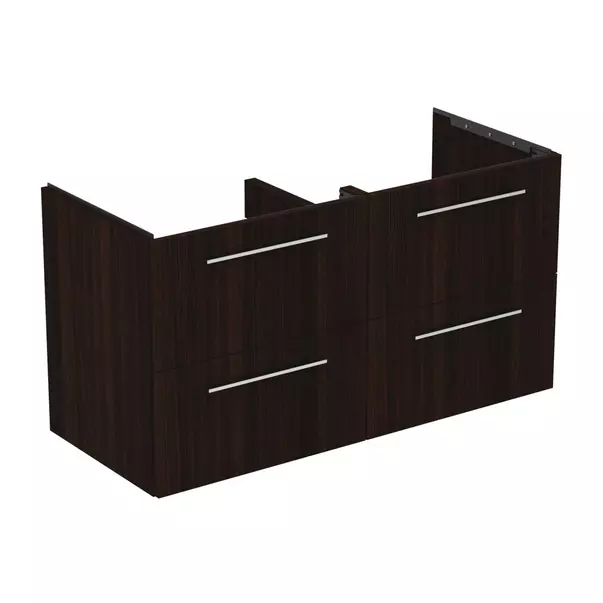 Dulap baza suspendat Ideal Standard i.life B finisaj stejar cafeniu 4 sertare 120 cm [3]