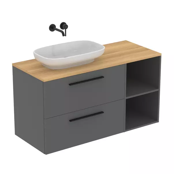 Blat pentru lavoar Ideal Standard i.life B finisaj stejar natural 120 cm [2]