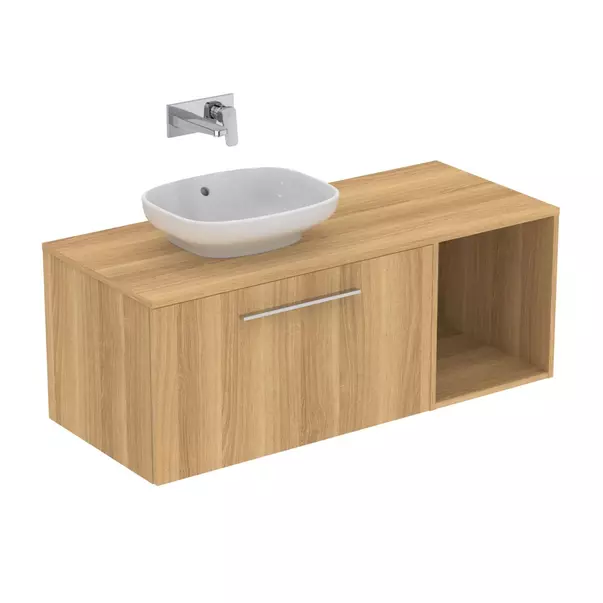Blat pentru lavoar Ideal Standard i.life B finisaj stejar natural 120 cm [3]