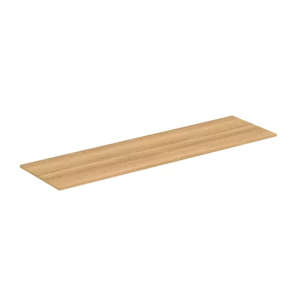  Dulapuri baie - Blat pentru lavoar Ideal Standard i.life B finisaj stejar natural 180 cm