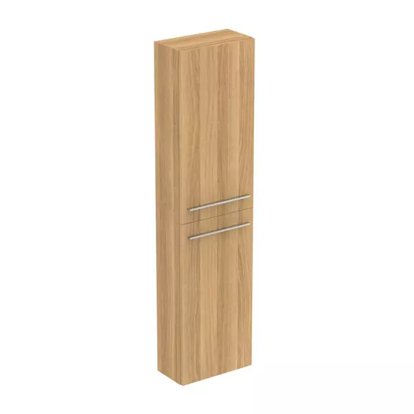 Dulap inalt suspendat Ideal Standard i.life S finisaj stejar 40 cm 2 usi [3]