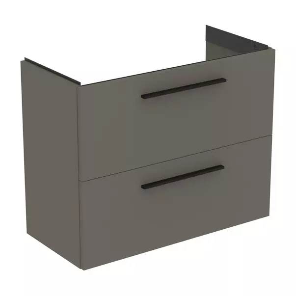 Mobilier Baie - Dulap baza suspendat Ideal Standard i.life S 2 sertare gri 80 cm