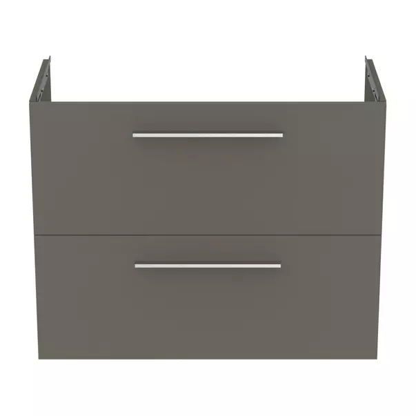 Dulap baza suspendat Ideal Standard i.life S 2 sertare gri 80 cm [5]