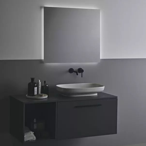  Dulapuri baie - Dulap lateral suspendat Ideal Standard i.life B 40 cm gri quartz mat