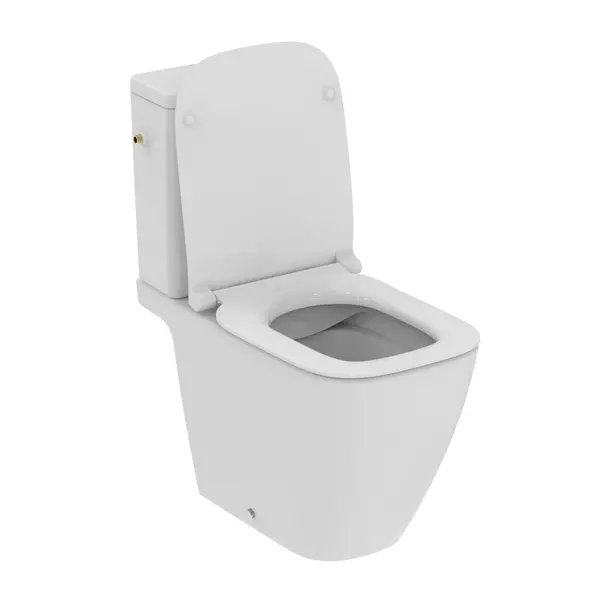 Set vas WC pe pardoseala Ideal Standard I.Life B rimless alb cu rezervor si capac slim softclose [2]