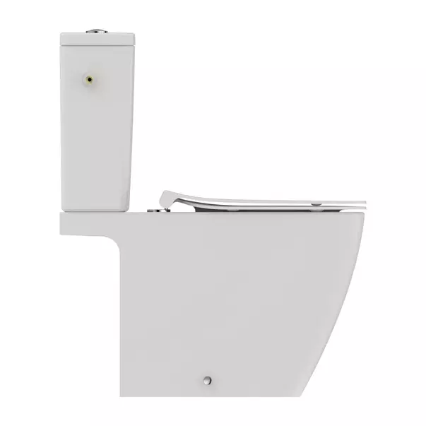 Set vas WC pe pardoseala Ideal Standard I.Life B rimless alb cu rezervor si capac slim softclose [6]