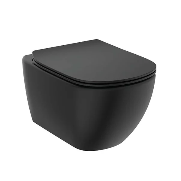 Vas WC suspendat Rimless cu functie bideu negru Ideal Standard Tesi [2]