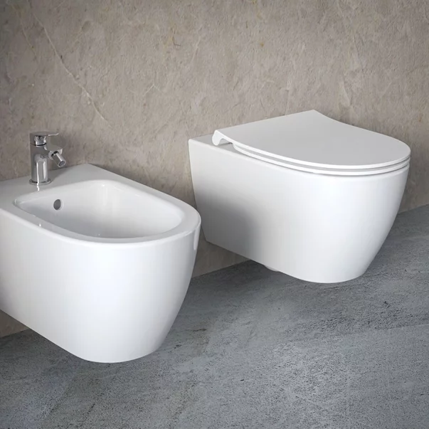 Set vas WC suspendat Ideal Standard I.life O HydroTwist cu capac softclose alb [2]