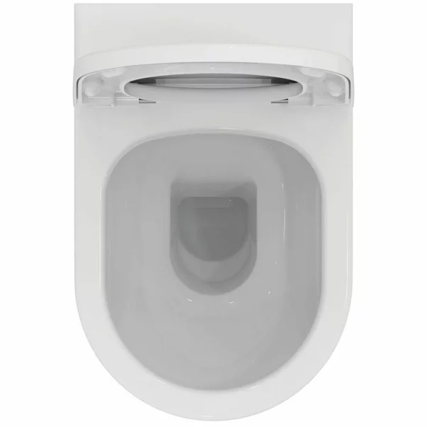 Set vas WC suspendat Ideal Standard Ellisse rimless cu capac softclose alb [3]
