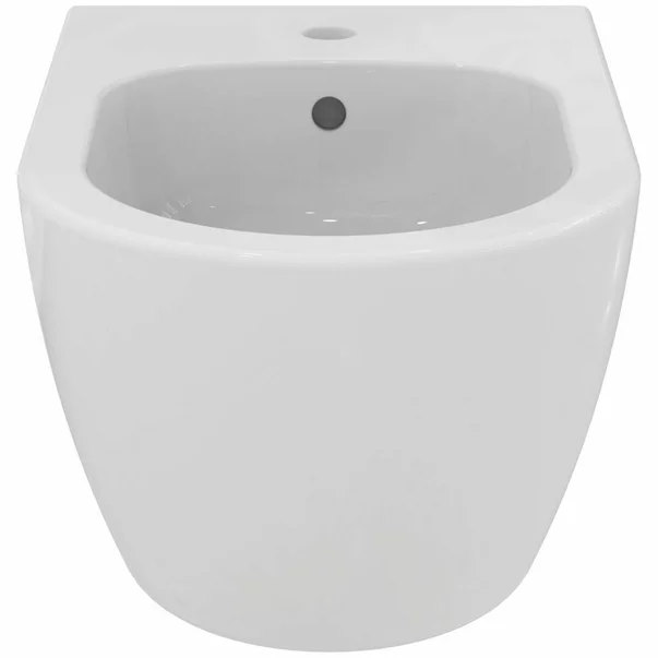 Set vas WC suspendat Ideal Standard Ellisse cu capac softclose alb si bideu [10]