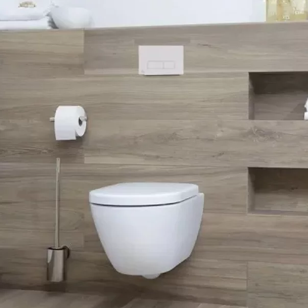 Set vas WC suspendat Ideal Standard Ellisse cu capac softclose alb si bideu [2]