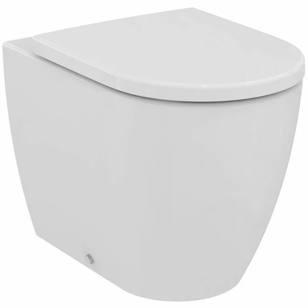 Set vas WC pe pardoseala Ideal Standard Ellisse rimless cu capac softclose alb [8]